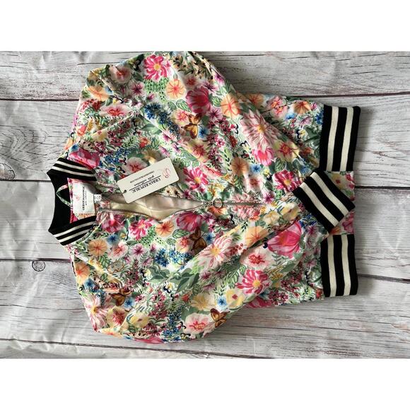 NWT Girls Urban Republic Floral Bomber Jacket for Girls - Size L (14/16) - Picture 1 of 5